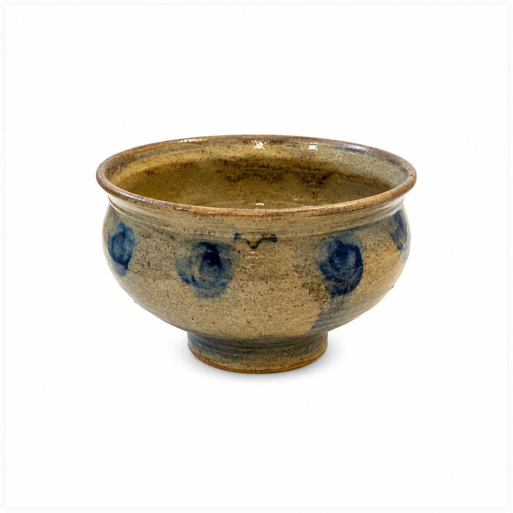 Studio Pottery Stoneware Bowl Karatsu Style Japanese Inspired